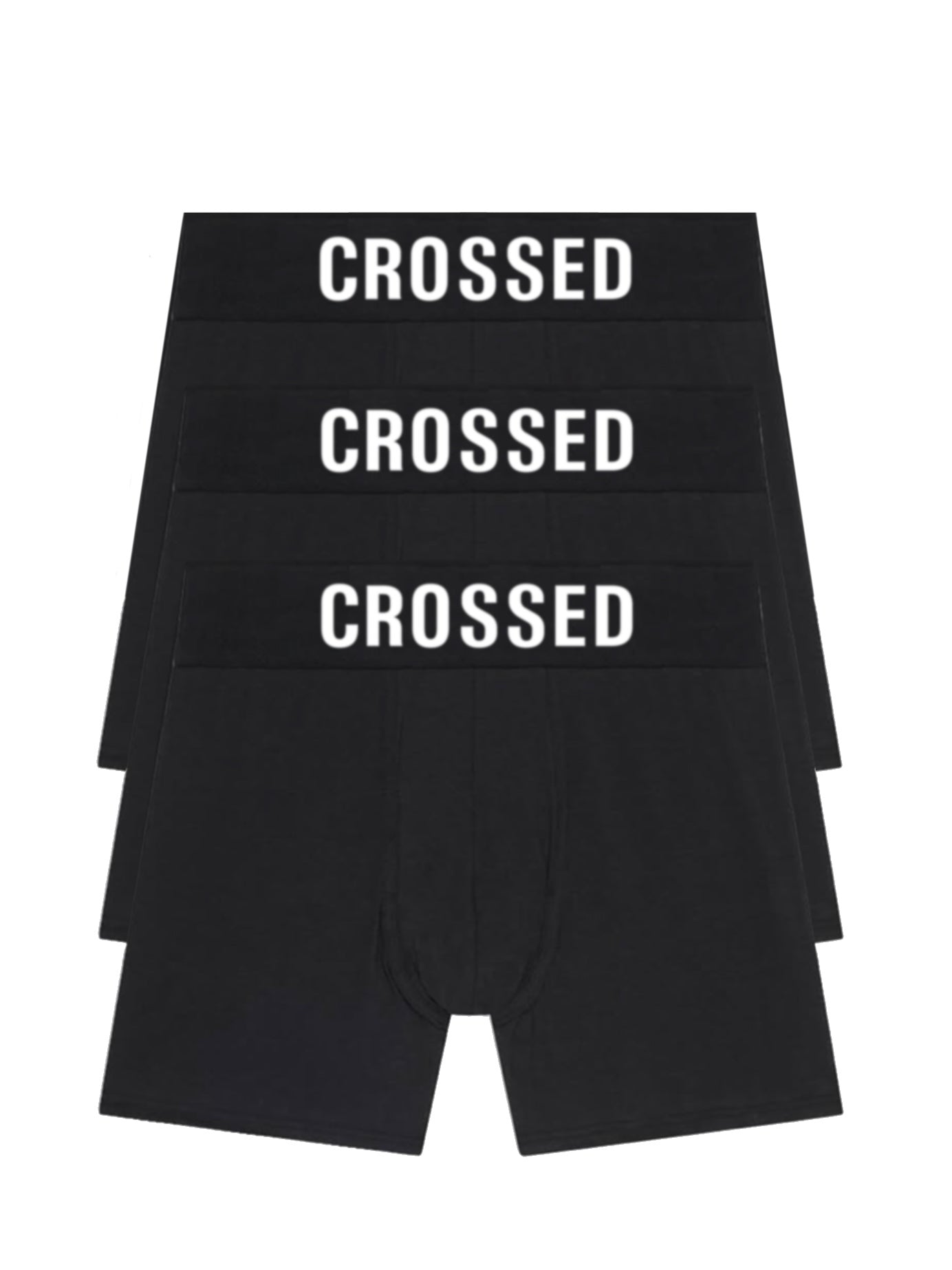 CROSSED BOXERS (3 PACK)